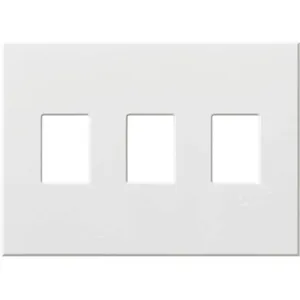 LUTRON VWP-3-WH Architecural Wallplate 3 Gang White | AE6CTY 5PWP6