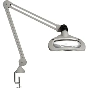 LUXO 18945LG Magnifier Light 6.75x 4.5in Led Grey 2.25x | AB6GBJ 21EN82