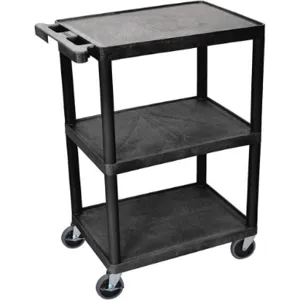 LUXOR STC222-B Utility Cart 300 Lb. Load Capacity Pe | AF4CHY 8PLK4