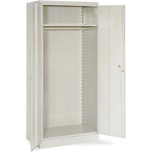 LYON DD1086 Storage Cabinet, Unassembled, Size 18 x 36 x 78 Inch, Gray | AE4EBQ 5JN50