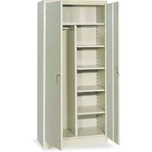 LYON DD1088 Storage Cabinet, Assembled, 16 Gauge, Gray | AE4EBR 5JN51