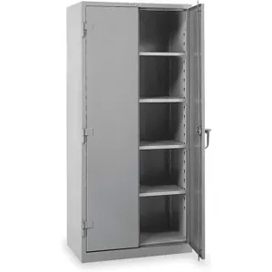 LYON DD1114 Storage Cabinet, Assembled, 14 Gauge, Size 82 x 36 Inch | AE4DBC 5JL39