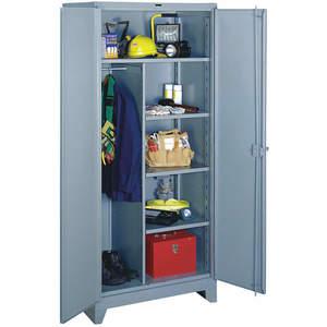 LYON DD1121 Combination Storage Cabinet, Welded, Size 24 x 36 x 82 Inch | AE4DBH 5JL46