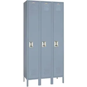 LYON DD50223SU Wardrobe Locker, Assembled, Size 18 x 36 x 66 Inch, Gray | AD8FPK 4JXA1