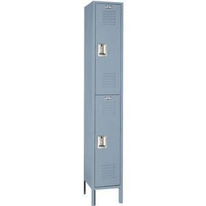 LYON DD5212 Wardrobe Locker, Unassembled, Multi Point, Size 13.875 x 34.5 x 9.25 Inch, Gray | AE4ECZ 5JN81