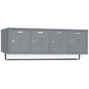 LYON DD5991CRSU Box Locker, Assembled, Size 45 x 18 x 13-3/4 Inch, Gray | AE4EMK 5JP35