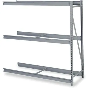 LYON DD67115 Bulk Storage Rack Add On, Size 48 x 48 x 72 Inch, Gray | AB2GWV 1LZA1