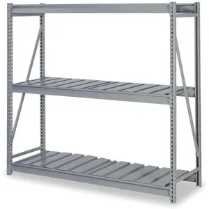 LYON DD67111SR Bulk Storage Rack, Starter, Ribbed, Size 24 x 48 x 72 Inch, Gray | AB2GYD 1LZD5