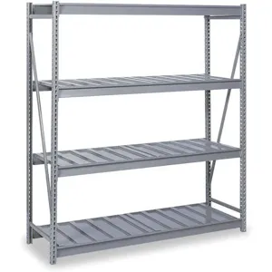 LYON DD67131SR Bulk Storage Rack, Starter, Ribbed, Size 24 x 48 x 96 Inch, Gray | AB2GYK 1LZE2