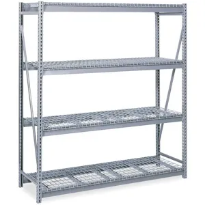 LYON DD67321SW Bulk Storage Rack, Starter, Wire, Size 24 x 72 x 84 Inch, Beam Capacity 1900 Lbs | AE4DNX 5JM53