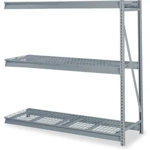 LYON DD67345GW Bulk Storage Rack Add On, Wire Deck, Size 72 x 48 x 120 Inch | AA8ZVB 1BEB5