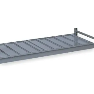 LYON DD67533SR Bulk Storage Rack, Ribbed, Size 36 x 96 x 96 Inch, Beam Capacity 1650 Lbs, Gray | AE4EBB 5JN29