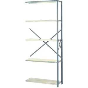 LYON DD8007GLV Add On Shelving, Open, 5 Shelf, Capacity 700 Lbs, Size 84 x 36 x 24 Inch | AD7XBA 4GYF5