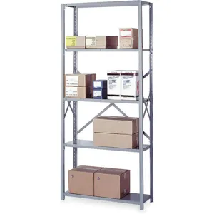 LYON DD8005SX Starter Shelving, 5 Shelf, Capacity 1300 Lbs, Size 84 x 36 x 12 Inch | AD7WXR 4GXZ9