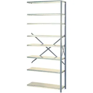 LYON DD8021GLV Add On Shelving, Open, 8 Shelf, Capacity 650 Lbs, Size 84 x 36 x 18 Inch | AD7XAY 4GYF3