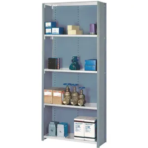 LYON DD8037SGLV Starter Shelving, Close, 5 Shelf, Capacity 625 Lbs, Size 84 x 36 x 12 Inch | AD7XBW 4GYH6