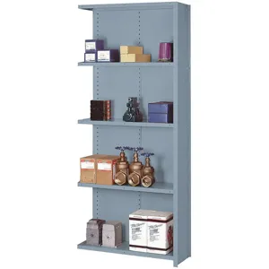 LYON DD8039 Add On Shelving, 5 Shelf, Capacity 750 Lbs, Size 84 x 36 x 24 Inch | AD7XER 4GYT8