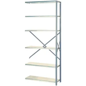 LYON DD8042GLV Add On Shelving, Open, 6 Shelf, Capacity 700 Lbs, Size 84 x 36 x 24 Inch | AD7XBC 4GYF7