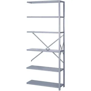 LYON DD8040X Add On Shelving, Open, 6 Shelf, Capacity 1300 Lbs, Size 84 x 36 x 12 Inch | AD7WZJ 4GYA3