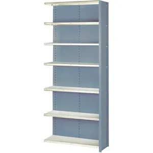 LYON DD8092GLV Add On Shelving, Close, 7 Shelf, Capacity 700 Lbs, Size 84 x 36 x 24 Inch | AD7XCU 4GYK9