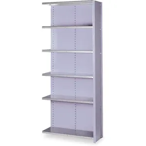 LYON DD8260X Add On Shelving, Close, 6 Shelf, Capacity 1300 Lbs, Size 84 x 36 x 12 Inch | AD7XBL 4GYG6