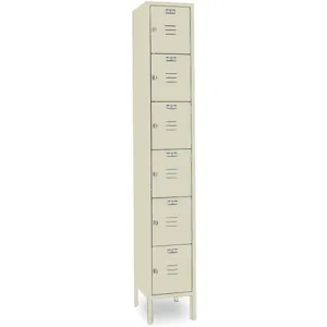 LYON PP5332 Box Locker, Unassembled, 6 Tier, Width 12 Inch, Cold Rolled Steel | AE4FEK 5JT84