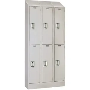 LYON UGRNS52023HSU Antimicrobial Wardrobe Locker, Assembled, Size 12 x 36 x 80 Inch | AE4JTW 5LA99