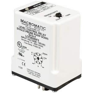MACROMATIC LCP2A250F2 Level Control Relay, 2VA, Indicator Style LED, -40 to 85 Deg C | AG2BYB 31EL60