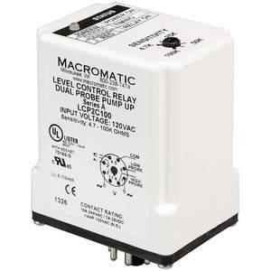 MACROMATIC LCP2C100 Niveaukontrollrelais, 2 VA, LED-Anzeige, -40 bis 85 °C | AG2BYD 31EL62