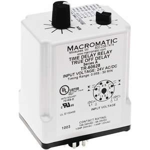 MACROMATIC TR-60628 Zeitrelais, 30 Min., 8-polig, 10 A, 24 V AC/DC | AE7BKM 5WMK1