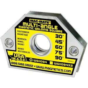 MAG-MATE WS11094 Magnetic Welding Square 3 3/8 x 2 9/16 x 1/2 | AC2RFY 2MJJ6