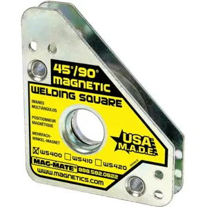 MAG-MATE WS400 Magnetic Welding Square 3 3/4 x 4 3/8 x 3/4 | AC2RGB 2MJJ9