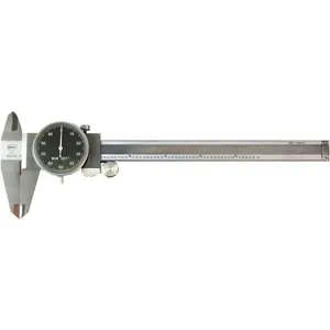 MAHR-FEDERAL INC. 4107900 Dial Caliper 0-6 Inch 0.001 Inch Grad Black | AE6FFL 5RHK2