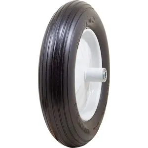 MARATHON 00001 Flat Free Pu Wheel 4.80/4.00-8 450 Lb. | AD6NDD 46G096