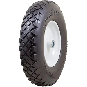 MARATHON 00056 Flat Free Pu Wheel 4.80/4.00-8 450 Lb. | AD6NDG 46G099