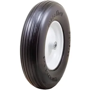 MARATHON 00065 Flat Free Pu Wheel 4.80/4.00-8 450 Lb. | AD6NDC 46G095