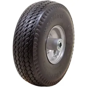 MARATHON 30030 Flat Free Pu Wheel 4.10/3.50-4 300 Lb. | AD6NCR 46G085