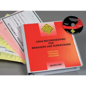 MARCOM V0000159EO Osha Recordkeeping Managers Dvd Program | AE9AEM 6GWP7