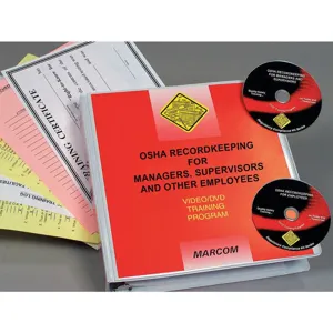 MARCOM V0000189EO Osha Rcrdkpng Managers/employees Dvd | AE9AEN 6GWP8