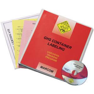 MARCOM V0001569SO Ghs Container Labeling DVD Spanisch | AC8AQJ 39F894