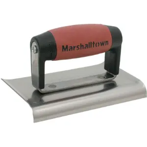 MARSHALLTOWN 136D Hand Edger 6 x 3 Inch 3/8 Inch Radius Steel | AB6XQK 22P279