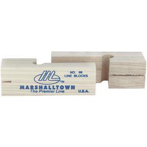 MARSHALLTOWN 86 Line Blocks 3-3/4 Zoll Hartholzpaar | AB6XTA 22P319