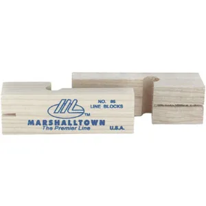 MARSHALLTOWN 86 Line Blocks 3-3/4 Inch Hardwood Pair | AB6XTA 22P319