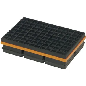 MASON 2LVP1 Vibration Isolation Pad 4x4x1 1/4 In | AC2PKB