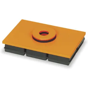 MASON 2LVP9 Vibration Isolation Pad 6x6x1in With Hole | AC2PKH