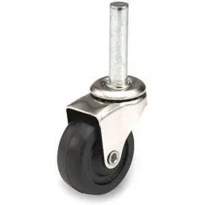 MASTER CASTER 41100 Swivel Stem Caster 3 Inch 175 Lb Rubber | AA9VDA 1G009