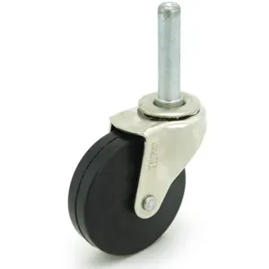 MASTER CASTER 41204 Swivel Stem Caster 2-1/2 Inch 75 Lb Rubber | AB9XFZ 2G005