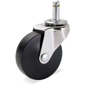 MASTER CASTER 42004 Swivel Stem Caster 2-1/2 Inch 75 Lb Rubber | AB9XFX 2G003