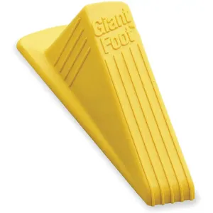 MASTER GD005 Xl No Slip Door Wedge Yellow 6-3/4 Inch Length - Pack Of 2 | AD8EDZ 4JG44