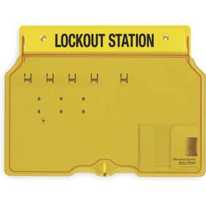 MASTER LOCK 1482B Lockout Station Unfilled 12-1/4 Inch Height | AB9EGB 2CJK3